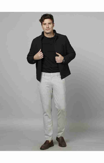 Grey Slim Fit Trousers