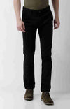 Celio* Cotton Slim Fit Black Trouser