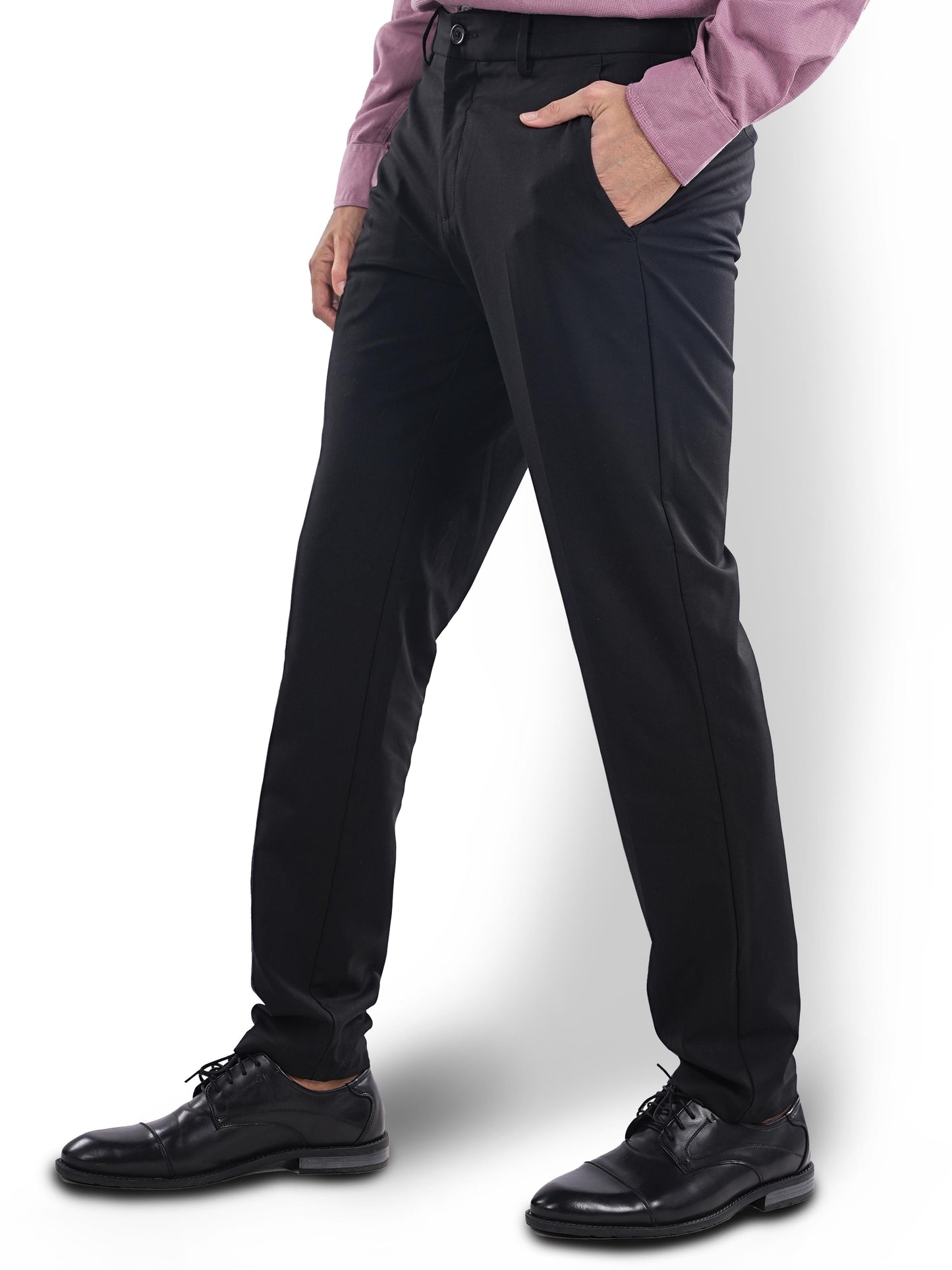 Black Slim Fit Trousers