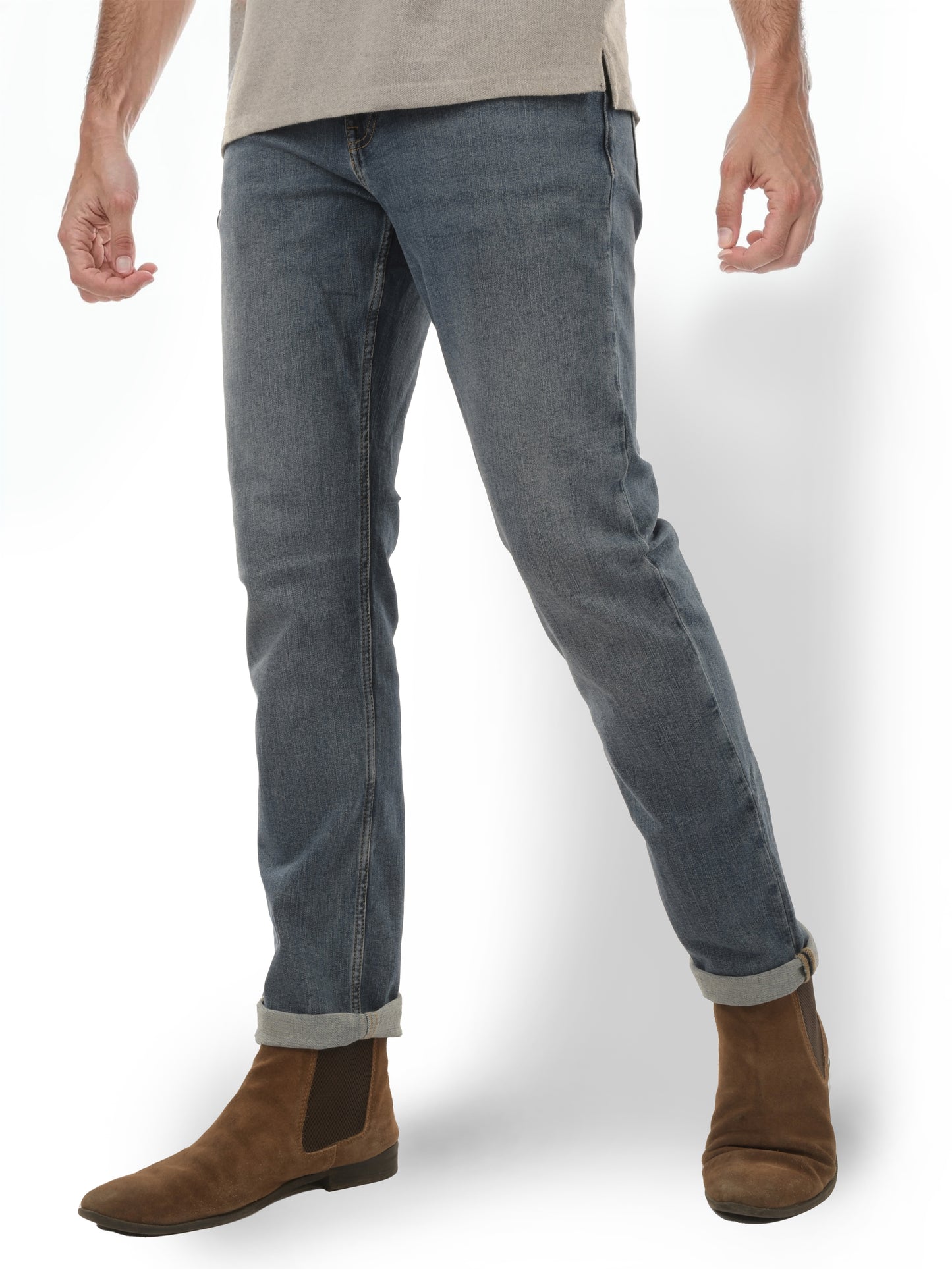 Blue Straight Fit Jeans