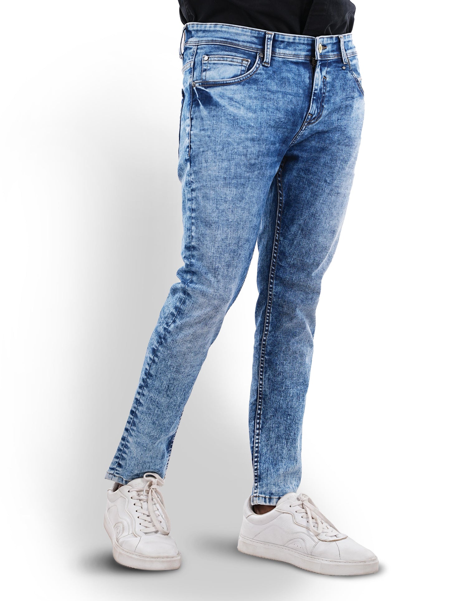 Blue Skinny Ankle Length Jeans