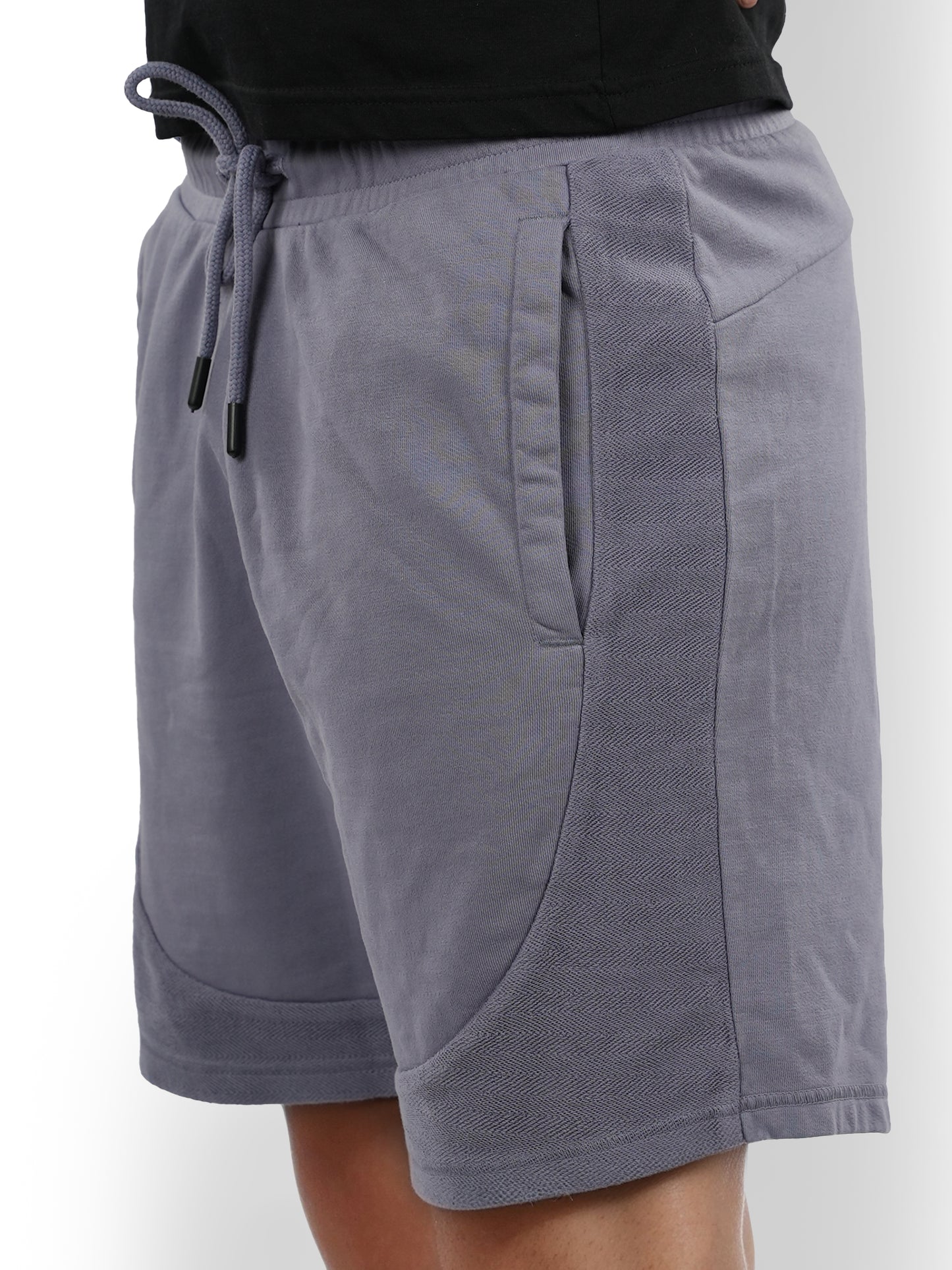 Purple Regular Fit Shorts