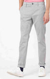 Celio* Cotton-Blend Regular Fit Grey Trouser