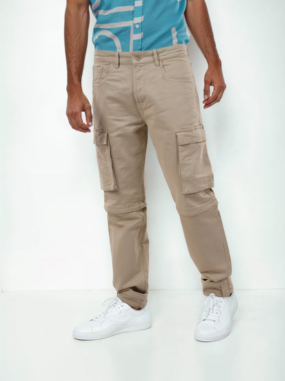 Beige Slim Fit Jeans