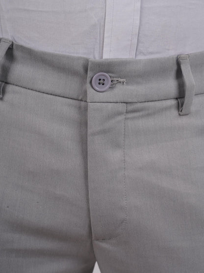 Grey Slim Fit Trousers