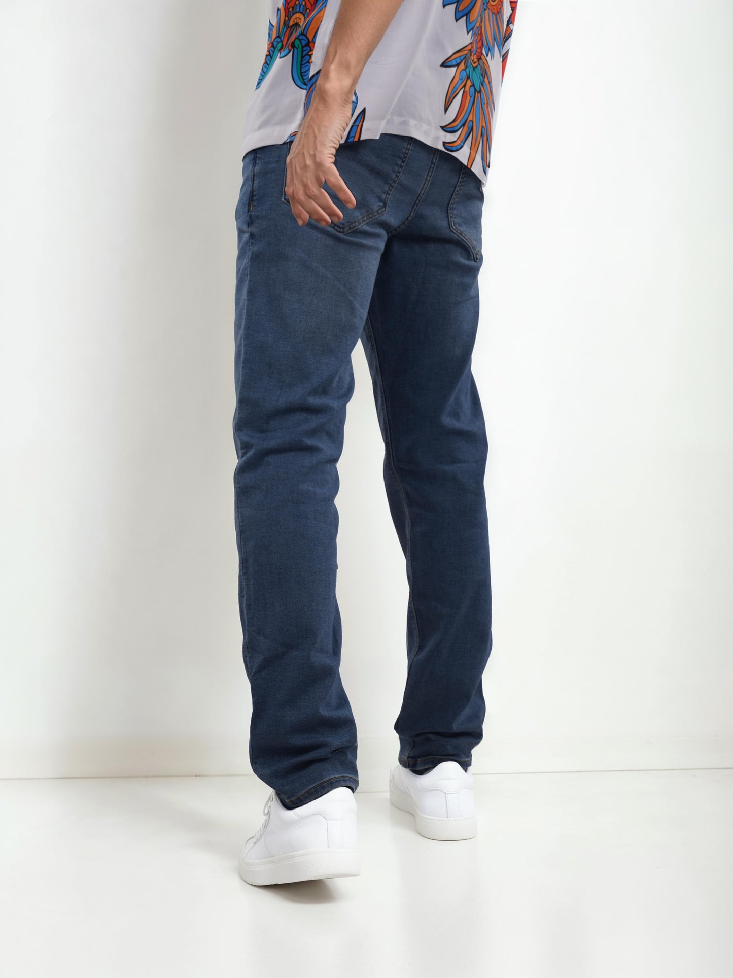 Blue Straight Fit Jeans