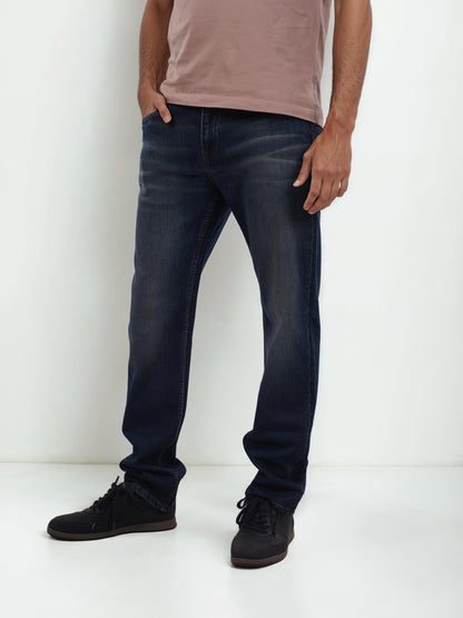 Blue Straight Fit Jeans