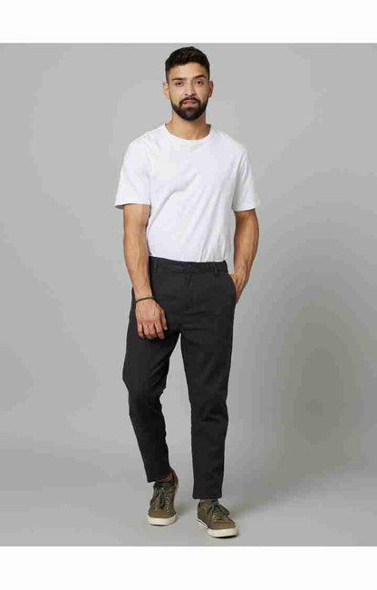 Grey Regular Fit Trousers