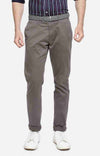 Celio* Cotton Regular Fit Grey Trouser