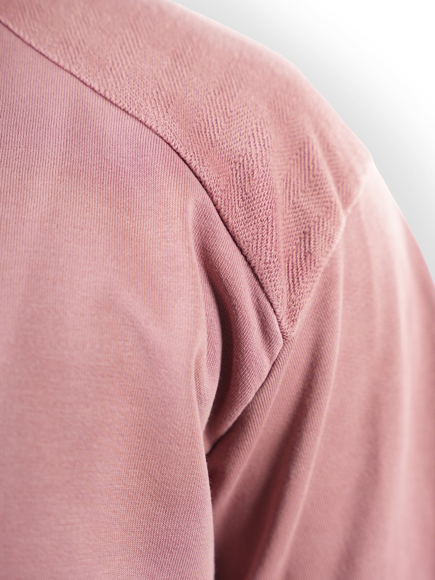 Pink Solid Cotton Sweatshirt