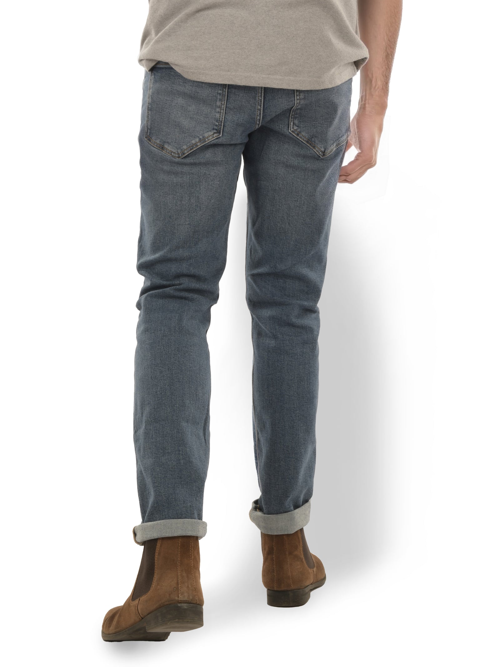 Celio* Solid Cotton Blue Regular Fit Men Jeans