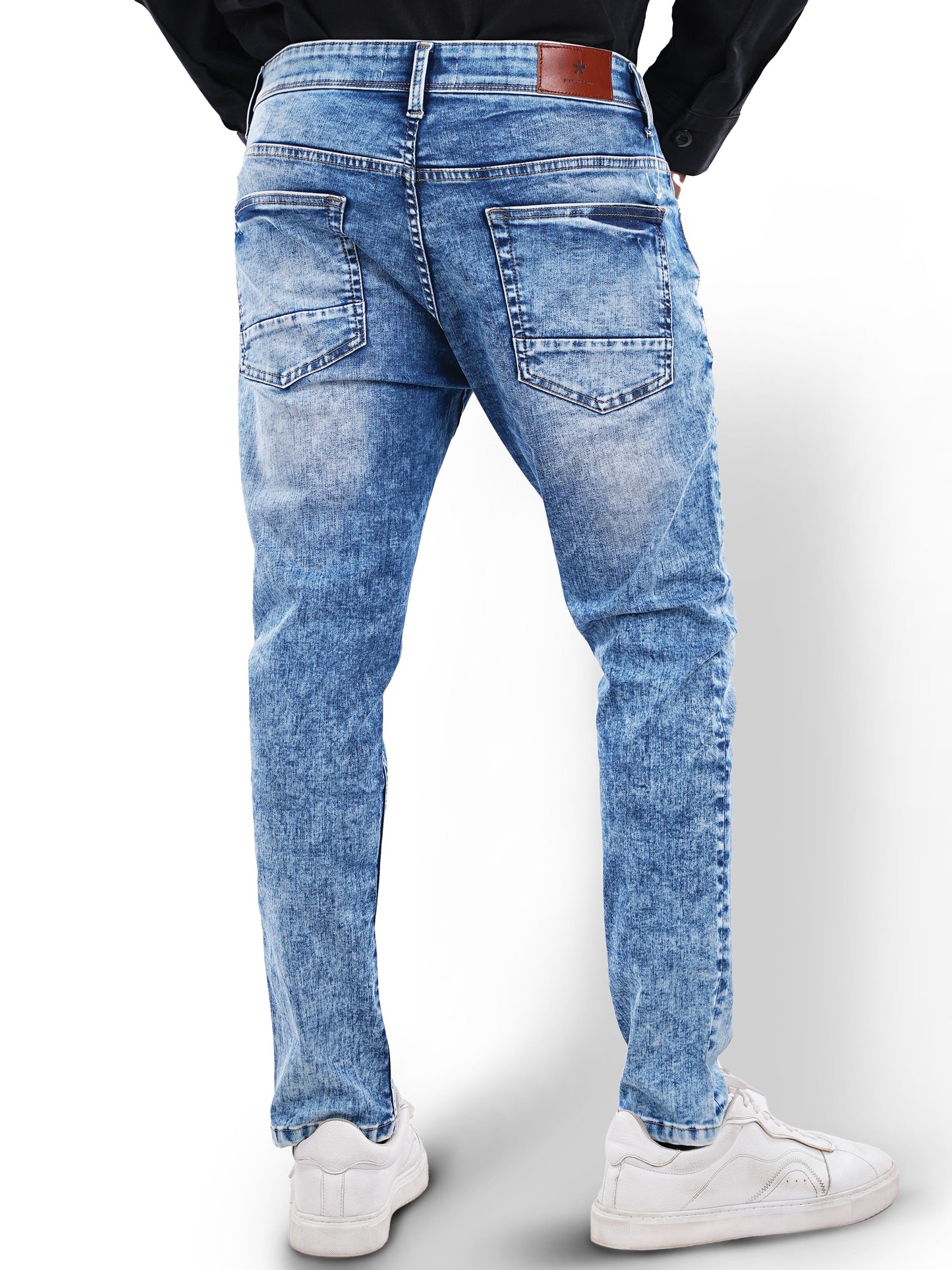 Blue Skinny Ankle Length Jeans