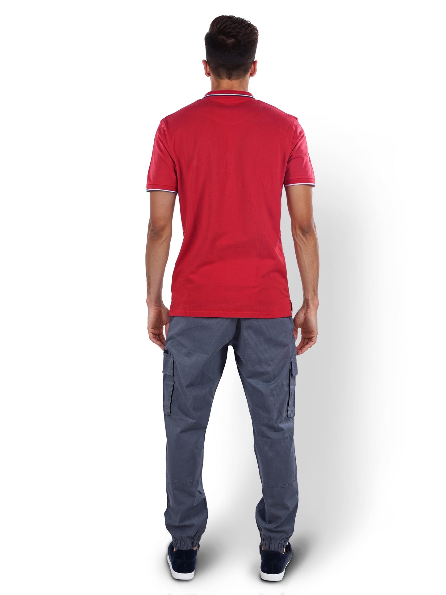 Red Solid Cotton T-Shirt