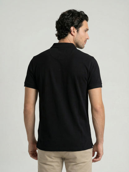 Celio Mens Black Solid Slim Fit Cotton T-Shirts