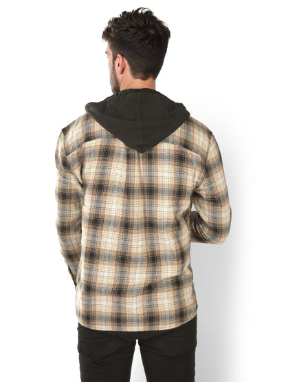 Black Checks Cotton Shirt