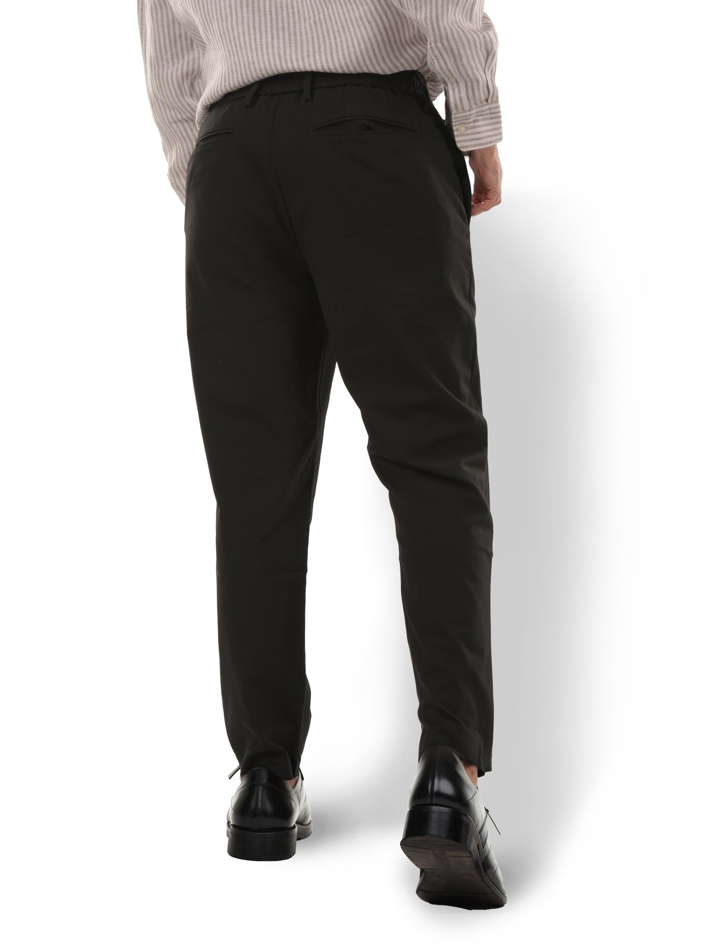 Black Regular Fit Trousers