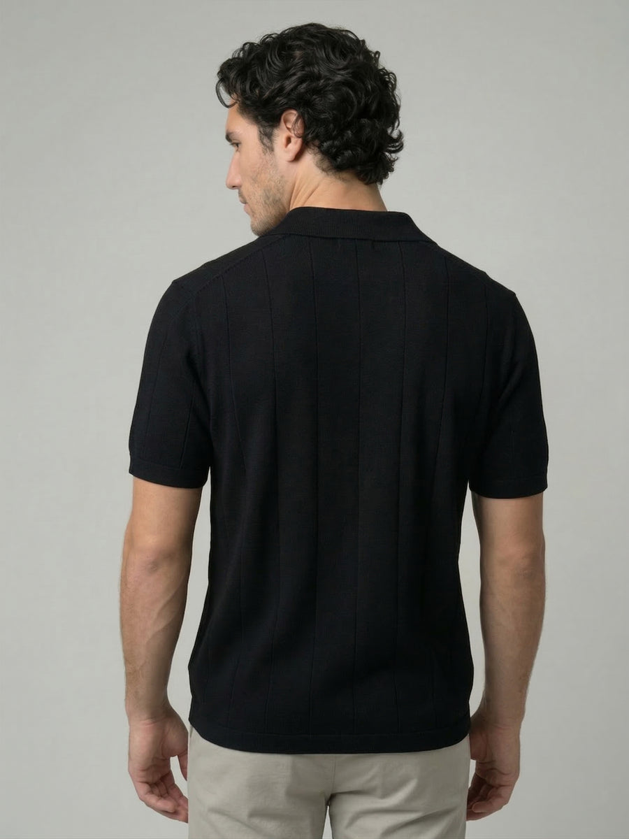 Celio Mens Black Solid Regular Fit Cotton T-Shirts