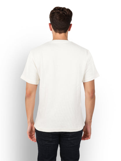 White Solid Cotton T-Shirt