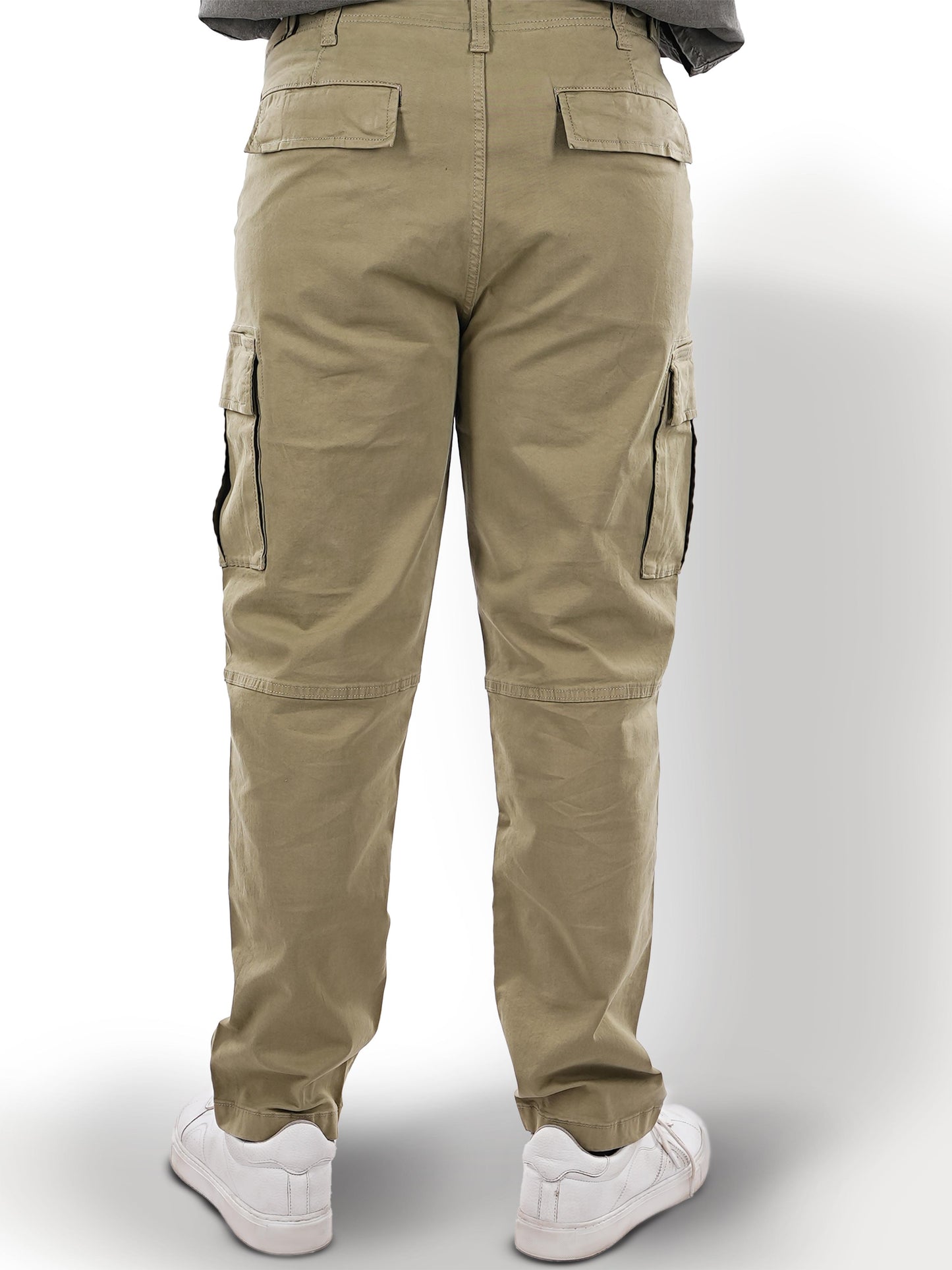 Green Straight Fit Cargos