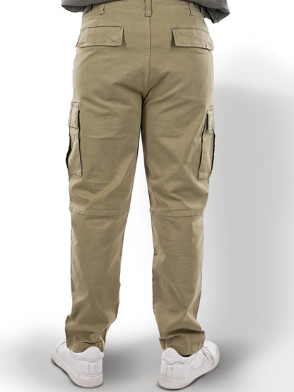 Green Straight Fit Cargos