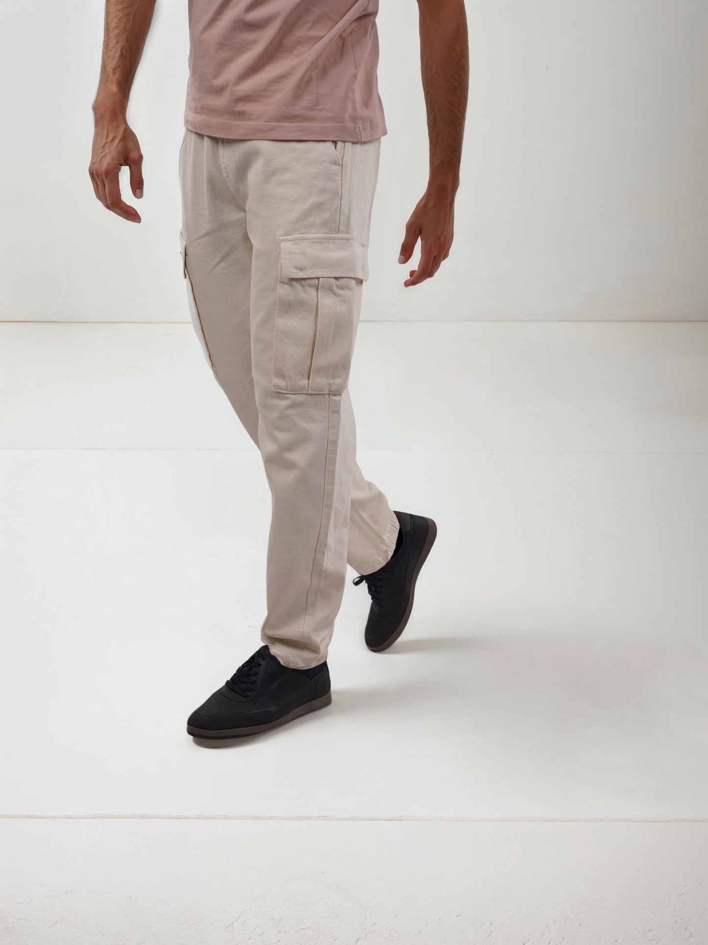 Beige Slim Fit Jeans