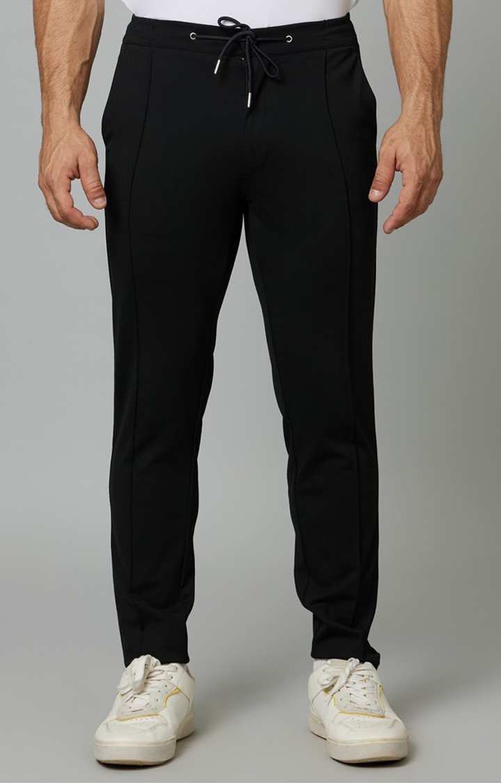 Black Regular Fit Trousers