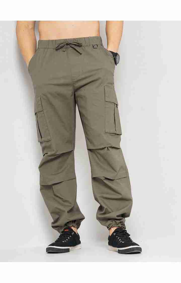 Olive Slim Fit Trousers