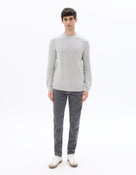 Regular Fit 100% Cotton Solid Crew Neck Sweaters