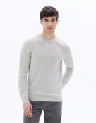 Regular Fit 100% Cotton Solid Crew Neck Sweaters