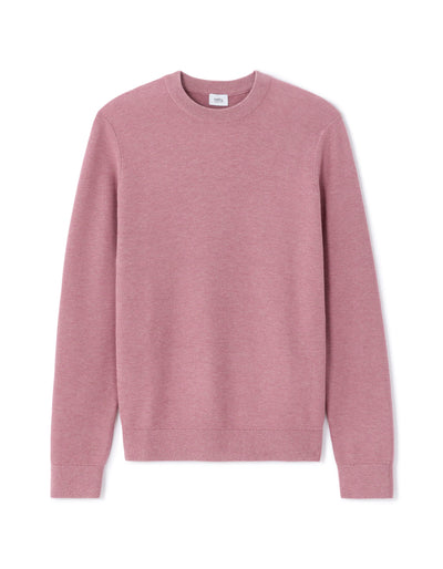 Regular Fit 100% Cotton Crew Neck Sweaters - Pink