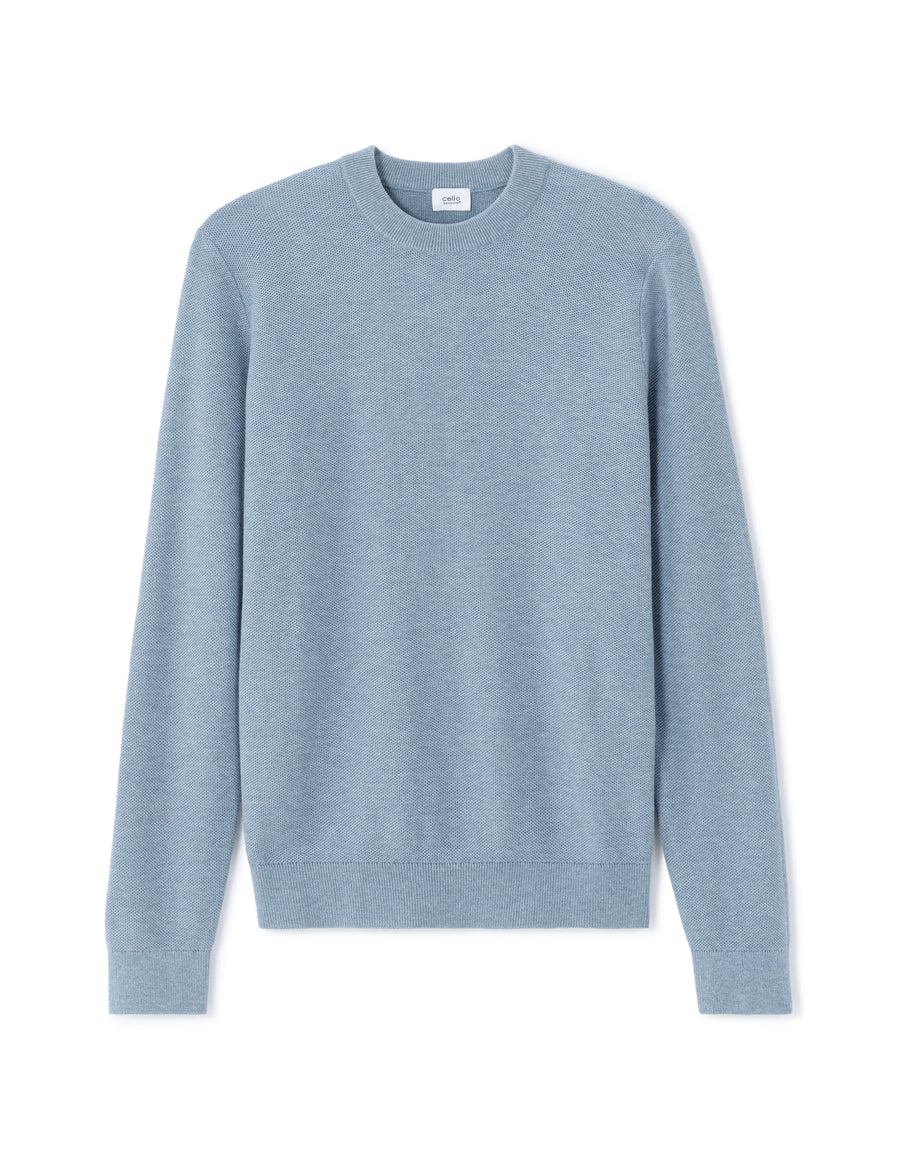 Regular Fit 100% Cotton Solid Crew Neck Sweaters