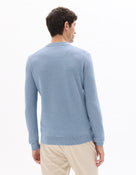 Regular Fit 100% Cotton Solid Crew Neck Sweaters
