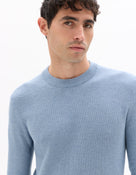 Regular Fit 100% Cotton Solid Crew Neck Sweaters