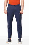 Celio* Polyester Slim Fit Blue Trouser