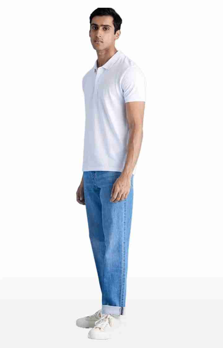 Blue Straight Fit Jeans