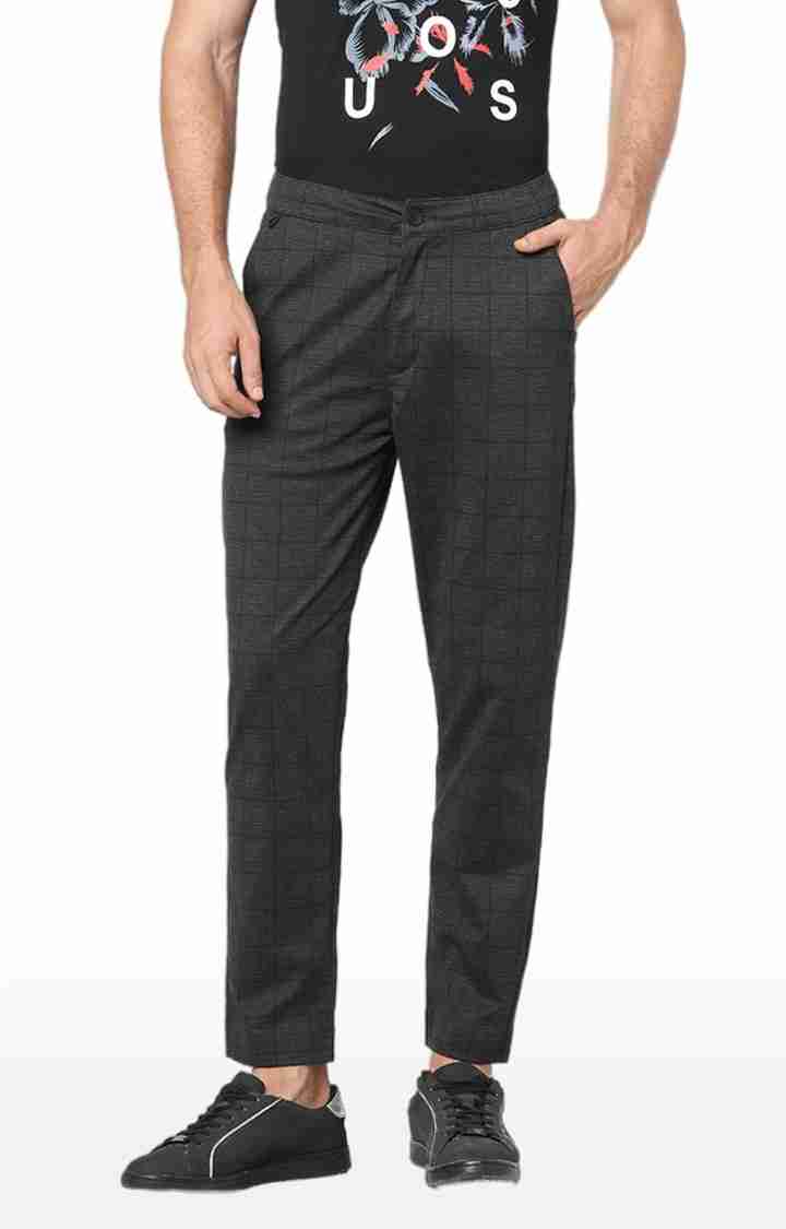 Grey Slim Fit Trousers