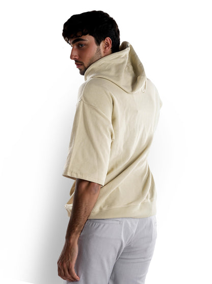 Olive Solid Cotton Sweatshirt