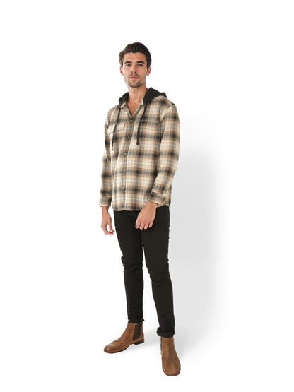 Black Checks Cotton Shirt