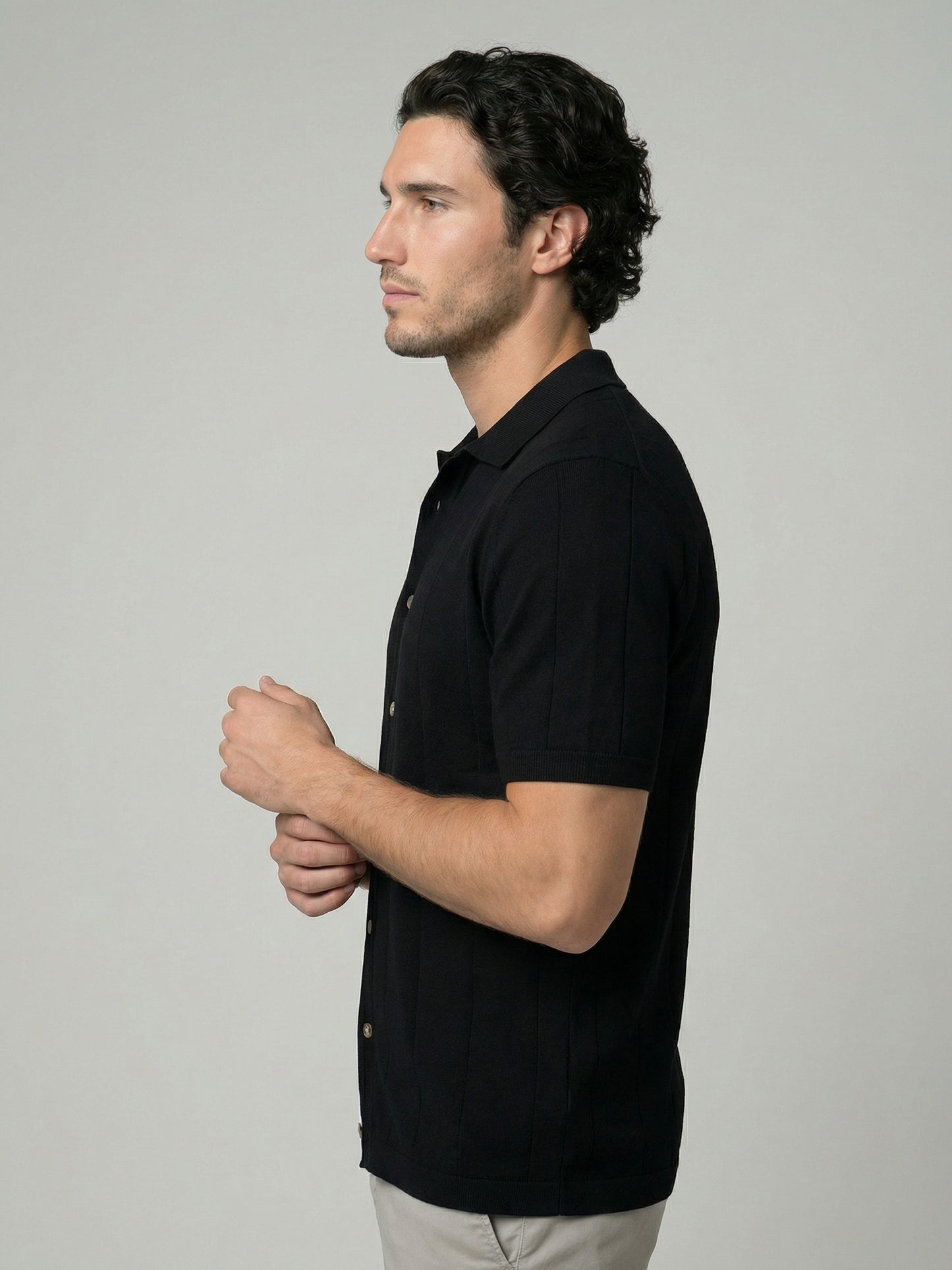 Celio Mens Black Solid Regular Fit Cotton T-Shirts