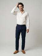 Celio Mens White Solid Regular Fit Cotton Shirts