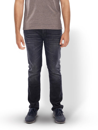 Black Straight Slim Fit Soft Touch Jeans