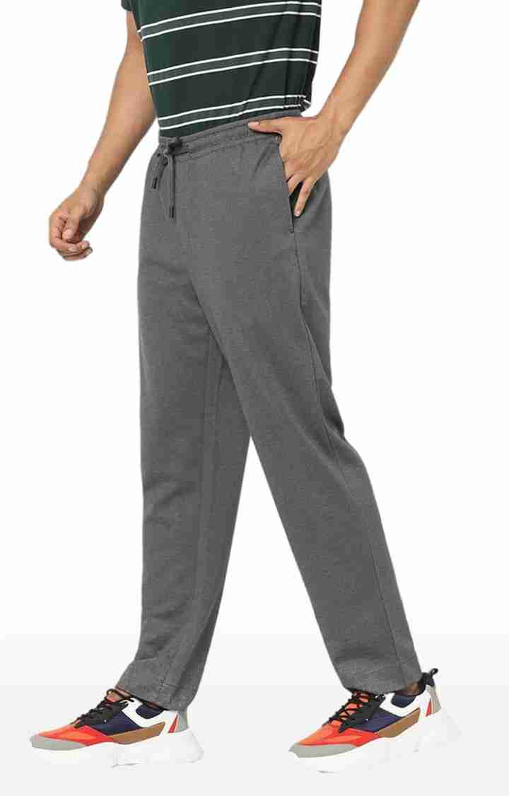 Grey Regular Fit Trousers