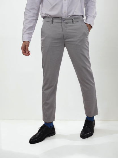 Grey Slim Fit Trousers