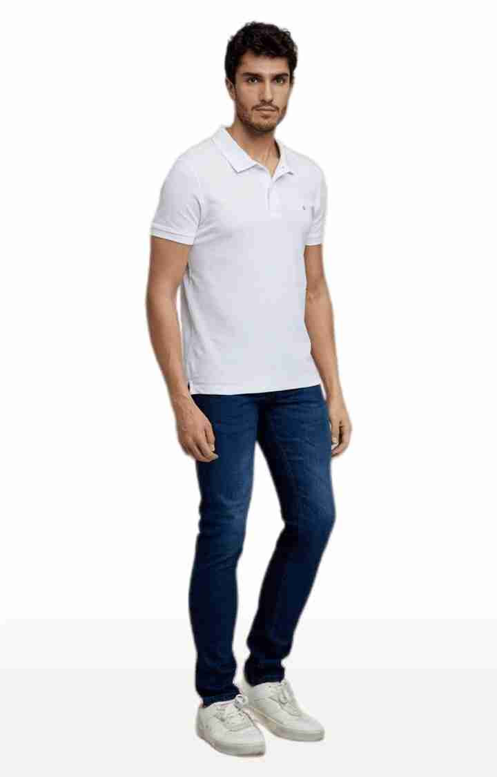 Navy Blue Slim Fit Jeans