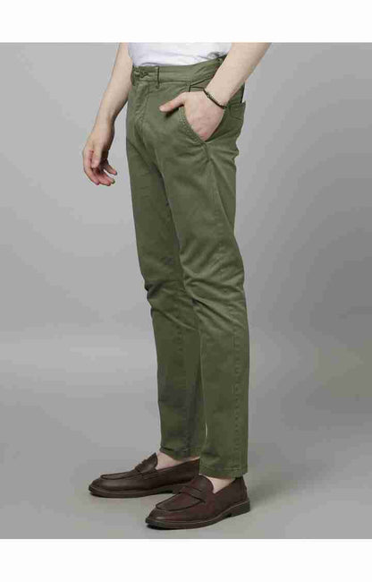 Khaki Slim Fit Trousers