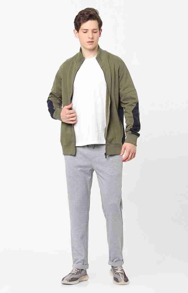 Grey Regular Fit TrackPant