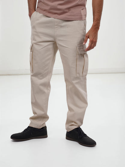 Beige Slim Fit Jeans