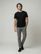 Celio Mens Black Solid Slim Fit Cotton T-Shirts