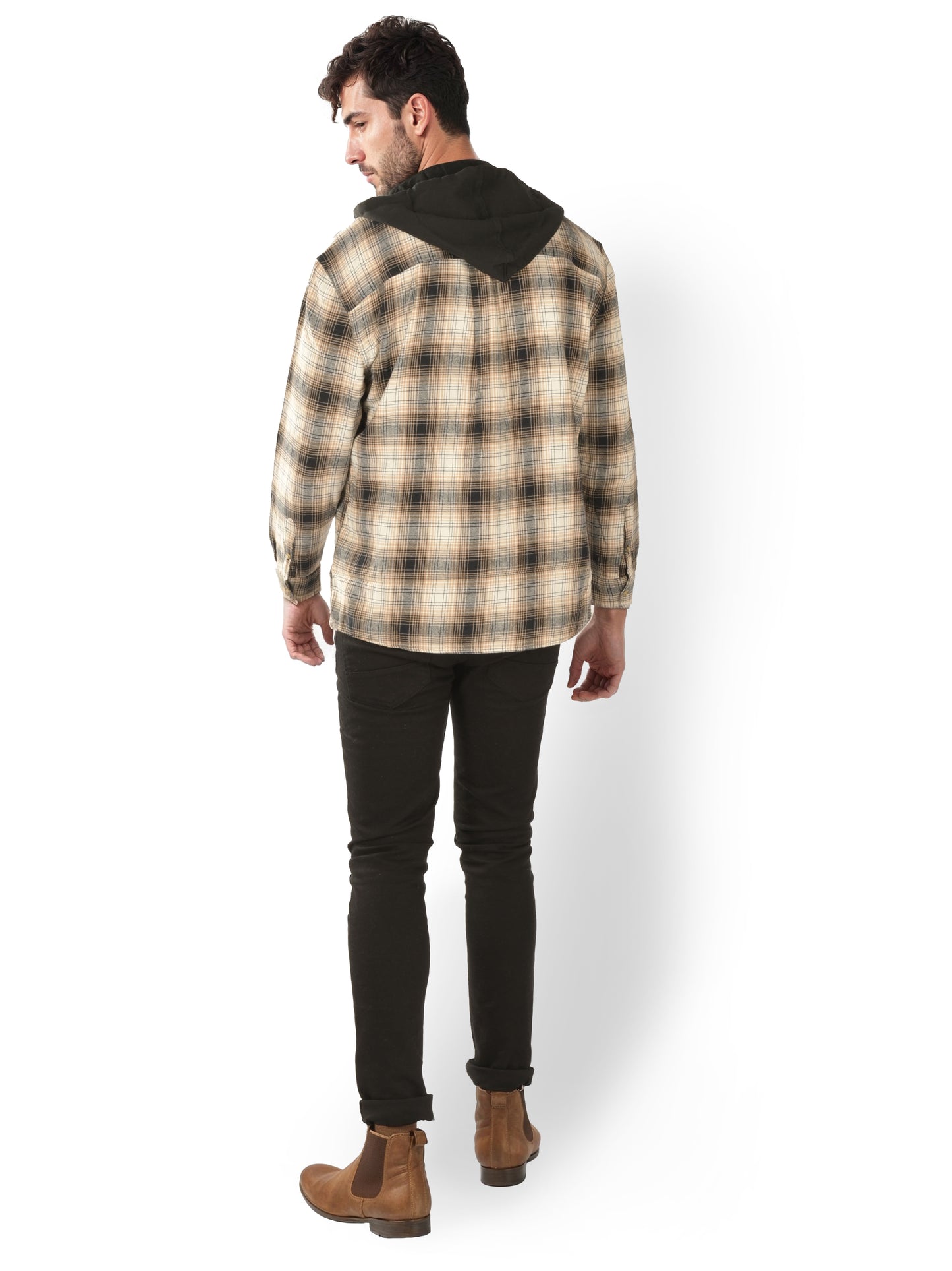 Black Checks Cotton Shirt