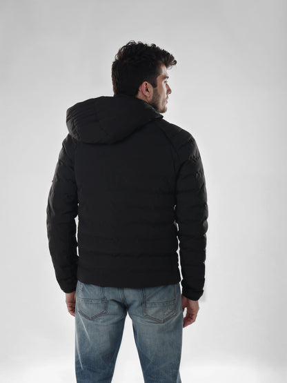 Chamonix - Black Solid Polyamide Jacket